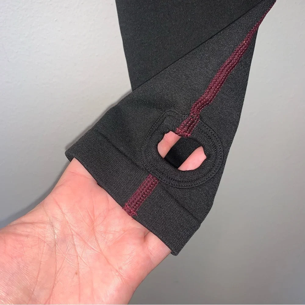 ECHT Arise Ghere Ombre Long Sleeve Athletic Crop Top - Picture 5 of 5